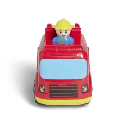 Camion friction police ou pompier 16,4x10,5xH15,4cm - 2 modèles