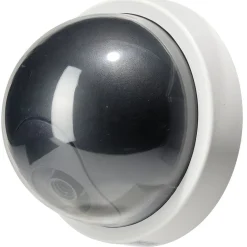 Caméra factice dôme LED blanc intérieur
