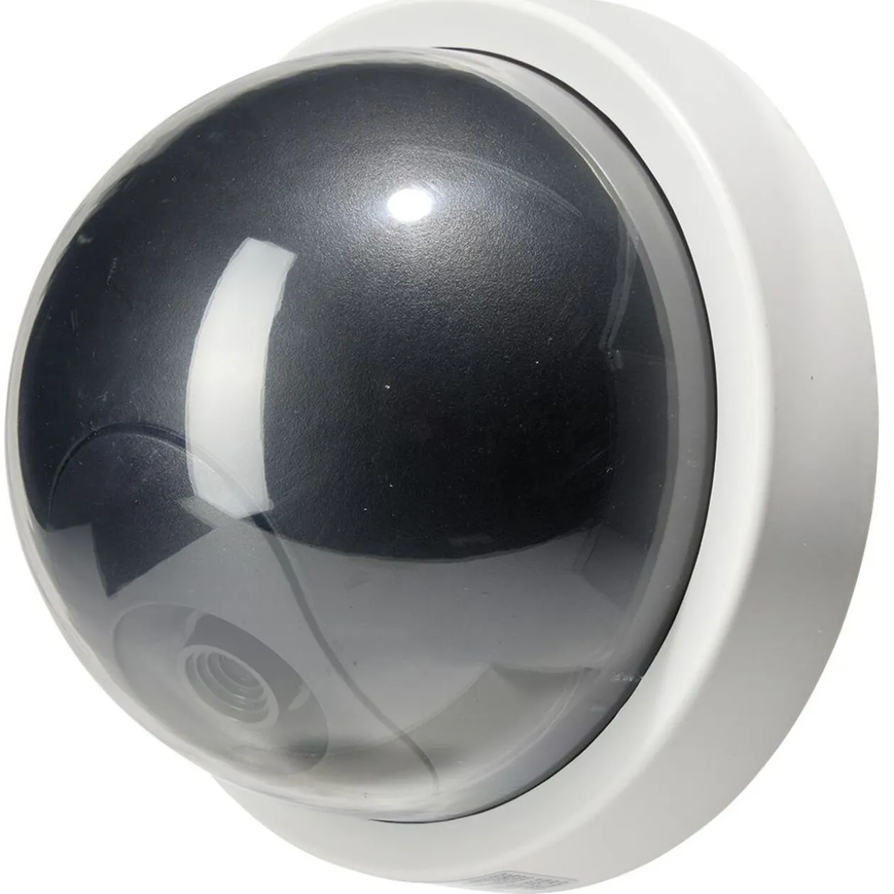 Caméra factice dôme LED blanc intérieur