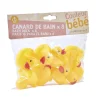 Canard jaune en plastique x8
