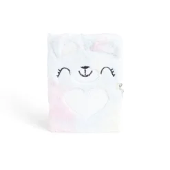 Carnet de note avec couverture en peluche 24x17cm - 5 modèles