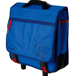 Cartable trolley bleu