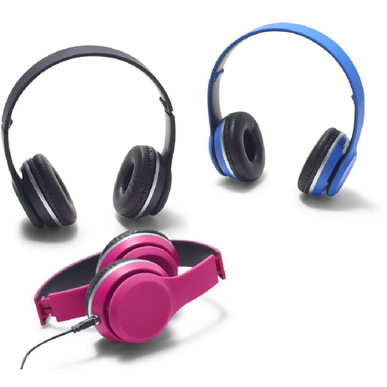 Casque audio filaire pliable