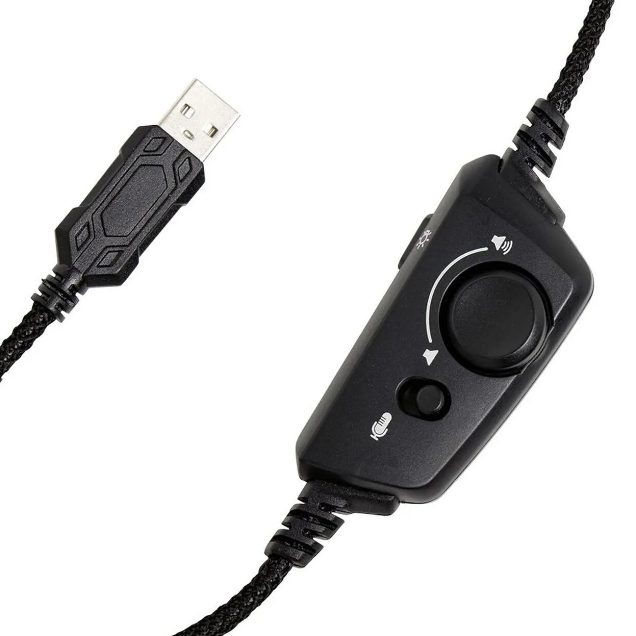 Casque gaming PC Homday avec micro et LED multicolores