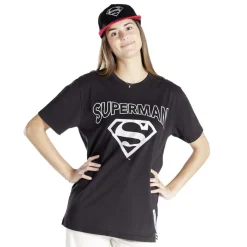Casquette Superman coton noir et rouge