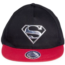 Casquette Superman coton noir et rouge