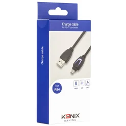 Câble de charge avec indicateur LED pour manette PS4