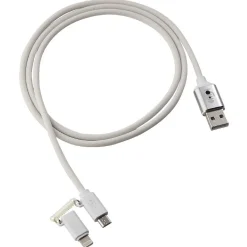 Câble de charge universel effet guirlande 2en1