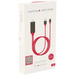 Câble de connexion 3en1 lightning HDMI USB 2m