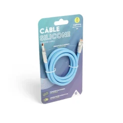 Câble lightning 1m en silicone