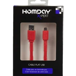 Câble plat USB