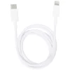 Câble USBC lightning blanc 1m