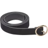 Ceinture noire et dorée simili