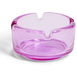 Cendrier en verre Ø7,2xH3,6cm - 6 modèles