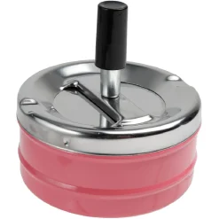 Cendrier poussoir rotatif