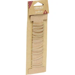 Chaine bille doré ou argenté