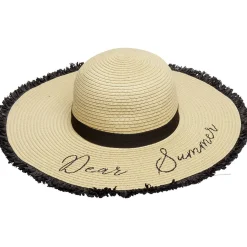 Chapeau capeline paille été Ø43 cm