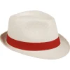 Chapeau Panama avec ruban
