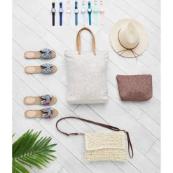 Chapeau tressé en coton