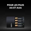 Chargeur pour 4 piles Duracell AA/AAA 4H