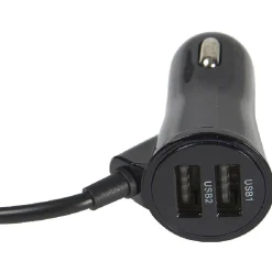 Chargeur voiture double allume cigare 4 USB