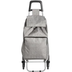 Chariot de course isotherme à roulette gris