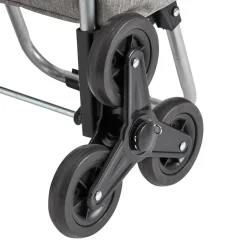 Chariot de course isotherme à roulette gris