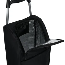 Chariot de course isotherme noir 22L