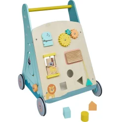 Chariot de marche 7-en-1 en bois