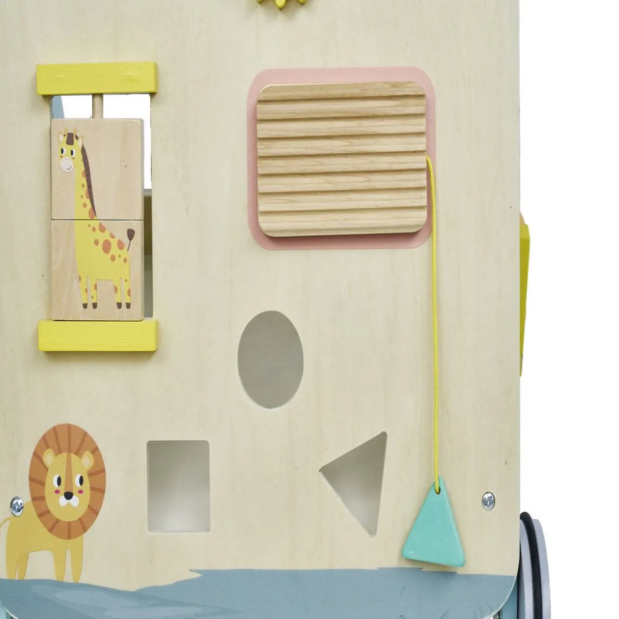 Chariot de marche 7-en-1 en bois