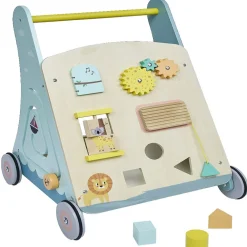 Chariot de marche 7-en-1 en bois