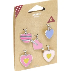 Charm coeur x5