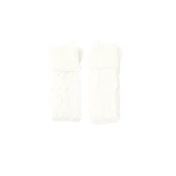 Chaussettes hautes style tricot femme grises ou blanches