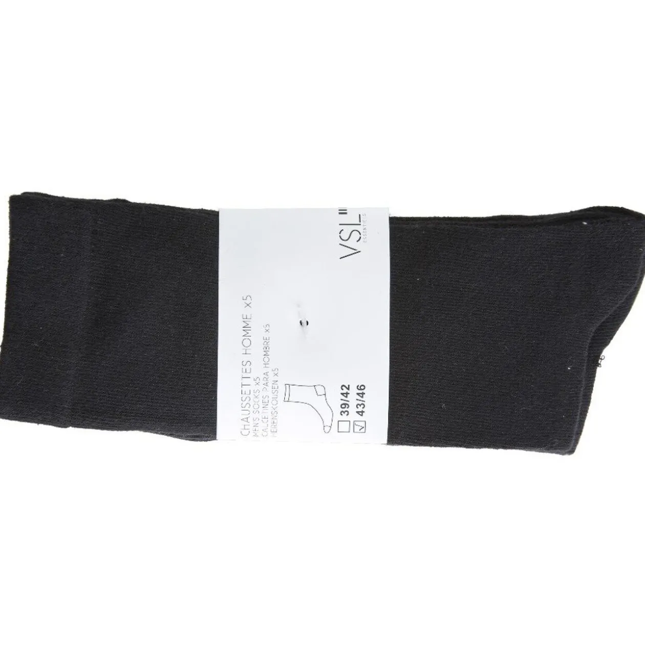 Chaussettes H/F lot de 5