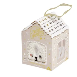 Chaussettes lapin mixte beige et rose - Taille unique