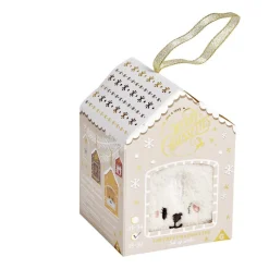 Chaussettes lapin mixte beige et rose - Taille unique