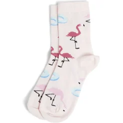 Chaussettes originales basses motif flamant rose - T36/40