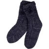 Chaussettes pompons noirs
