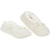 Chaussons ballerines femme blanc T36-41