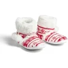 Chaussons bottes de Noël rouge et blanc 36/37