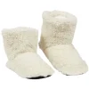 Chaussons bottes Femme uni blanc T36/41