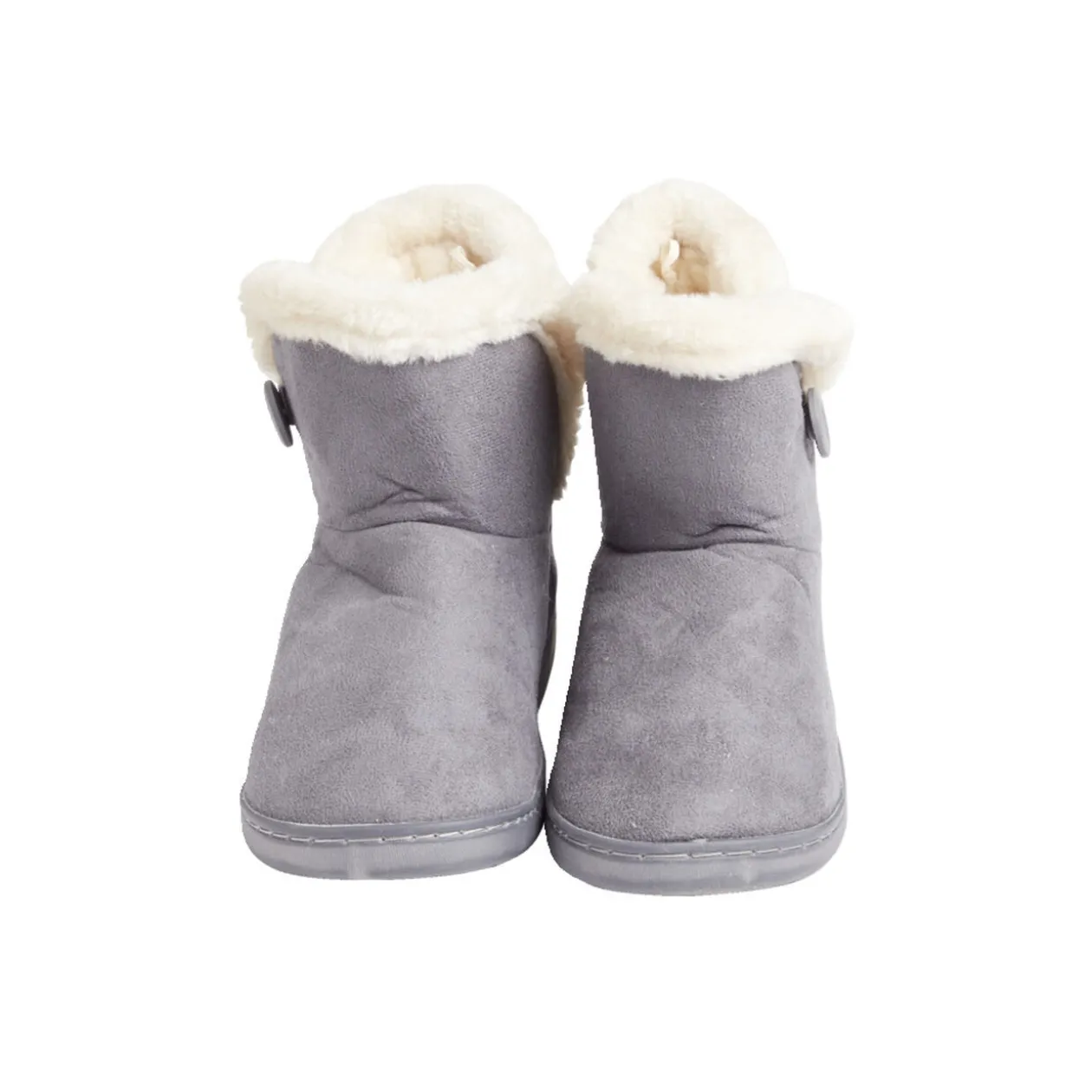 Chaussons bottes fourrées femme grises - pointure 36 à 41