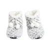 Chaussons bottes nid d'abeille à pompons pointure 36 à 41