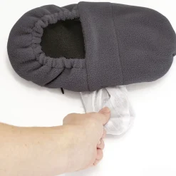 Chaussons chauffants au micro-ondes