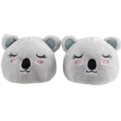 Chaussons enfant design panda gris