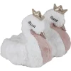 Chaussons Femme Cygne rose et blanc T36/41