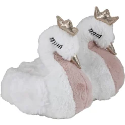 Chaussons Femme Cygne rose et blanc T36/41