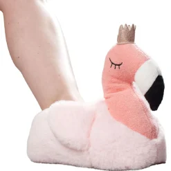 Chaussons femme flamant rose Pointure 36 à 41
