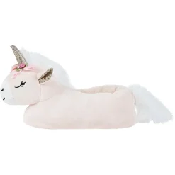 Chaussons forme Licorne rose doré T27 à 35