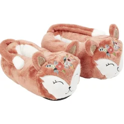 Chaussons renard femme